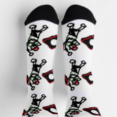 Frohen Vatertag Golfspieler Socken (Oben)