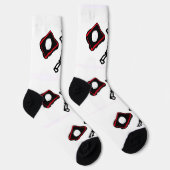 Frohen Vatertag Golfspieler Socken (Rechts)