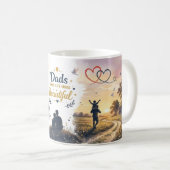 Frohen Vatertag Individuelle Kaffeetasse (VorderseiteRechts)