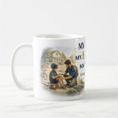 Frohen Vatertag Individuelle Kaffeetasse (Links)