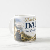 Frohen Vatertag Individuelle Kaffeetasse (Vorderseite Links)