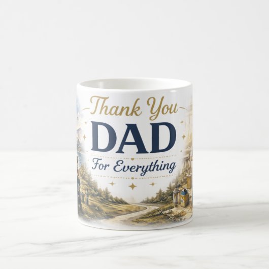 Frohen Vatertag Individuelle Kaffeetasse (Mittel)