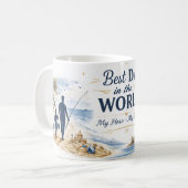 Frohen Vatertag Individuelle Kaffeetasse (Vorderseite Links)
