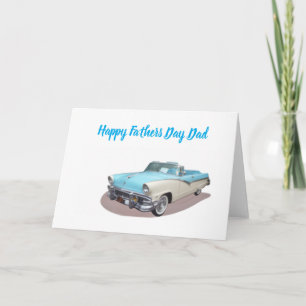 Frohen Vatertag Papa Oldtimer Karte