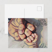Frohen Vatertag Postkarte (Vorne/Hinten)
