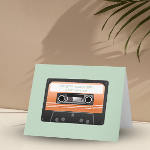 Frohen Vatertag Retro-Kassette  Karte