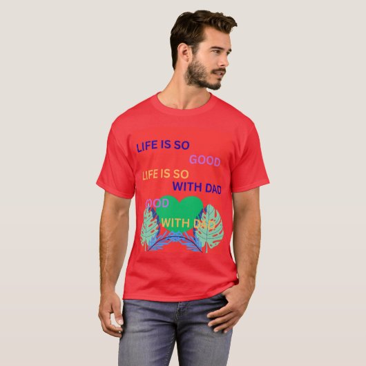 FROHEN VATERTAG T-Shirt (Vorne ganz)
