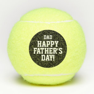 Frohen Vatertag Tennisbälle-Geschenk mit Namen Tennisbälle