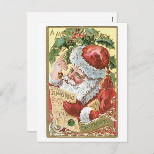 Frohen Weihnachten - glückliche Stunden (Vorne/Hinten)