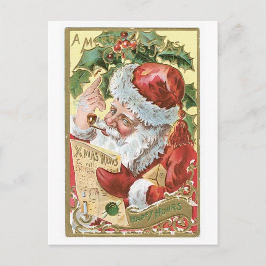 Frohen Weihnachten - glückliche Stunden (Vorderseite)