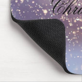 Frohen Weihnachtsschnee anpassen Mousepad (Ecke)
