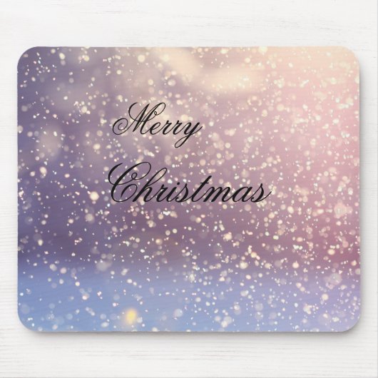 Frohen Weihnachtsschnee anpassen Mousepad (Vorne)