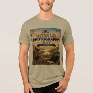 Frohen Weltfotografietag | Tri-Blend Shirt