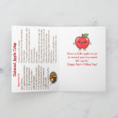 Froher Apfel-Geschenktag | 1. Januar Karte (Innenseite)