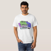 Froher Bibliothekstag T-Shirt (Vorne ganz)