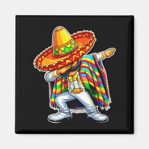 Froher Cinco de Mayo Dabbing Junge Mann mexikanisc Magnet