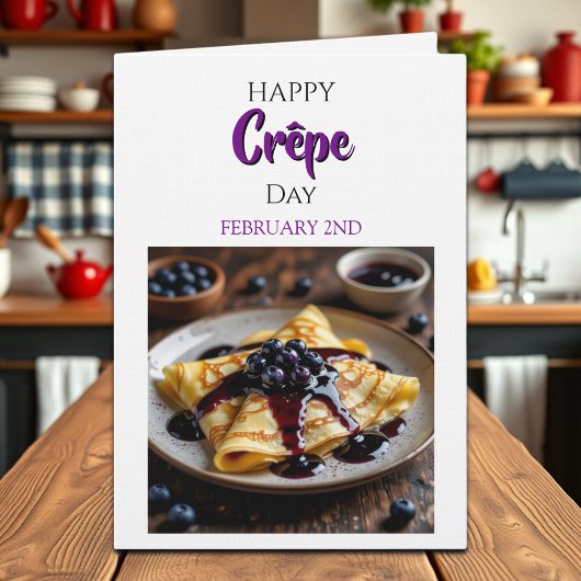 Froher Crêpe-Tag | 2. Februar Karte