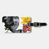 Froher Elefant - Freiheits-Leben! Gepäckanhänger (Vorderseite horizontal)