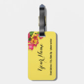 Froher Elefant - Freiheits-Leben! Gepäckanhänger (Rückseite vertikal)