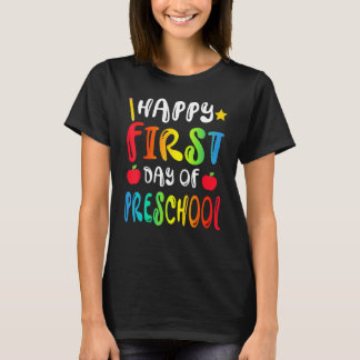 Froher erster Tag im Kindergarten  Zurück zur Schu T-Shirt