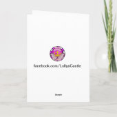 FROHER FESTTAGE Holiday Weihnachten CARD von Hand (Rückseite)