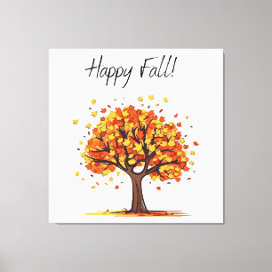 Froher Herbst! Leinwanddruck