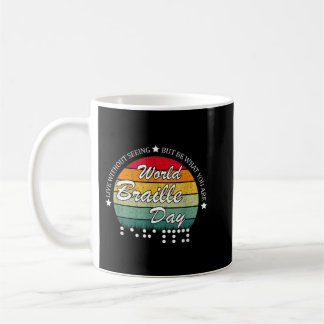 Froher Internationaler Welttag der Brailleschrift Kaffeetasse