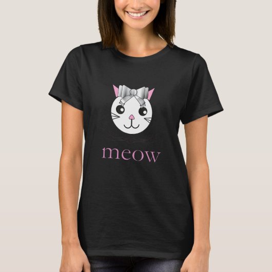 Froher Katzen Tag T-Shirt (Vorderseite)