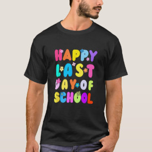 Froher letzter Schultag Lehrer Schüler Abschluss T-Shirt