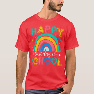 Froher letzter Schultag Lehrer Schüler Abschluss T-Shirt