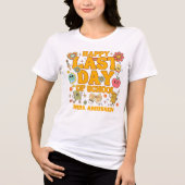 Froher letzter Schultag Tri-Blend Shirt (Vorderseite)