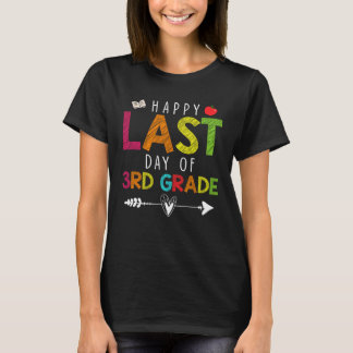 Froher letzter Tag der 3. Klasse Lehrer Schüler T-Shirt