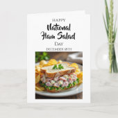 Froher Nationaler Schinkentag | 18. Dezember Karte (Vorderseite)