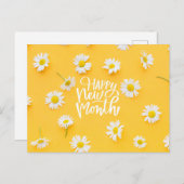 Froher neuer Monat Postkarte (Vorne/Hinten)