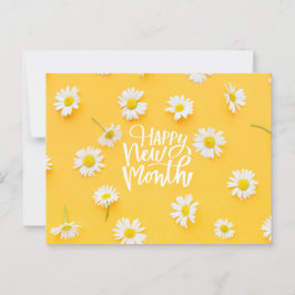 Froher neuer Monat Postkarte