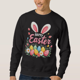 Froher Osthase Frühling Ostern Ei Ostern Sweatshirt