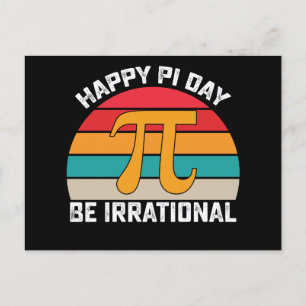 Froher Pi-Tag Sei Irrational Lustige Mathematik Vi Postkarte