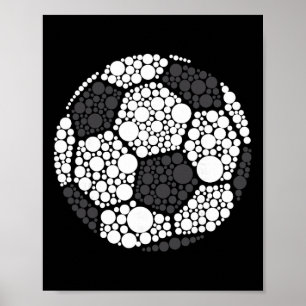 Froher Punktetag 2025 Polka Punkt Fußball Ll Liebh Poster