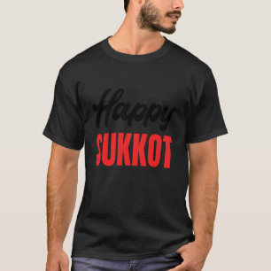 Froher Sukkot-Tag Laubhüttenfest jüdischer Feierta T-Shirt