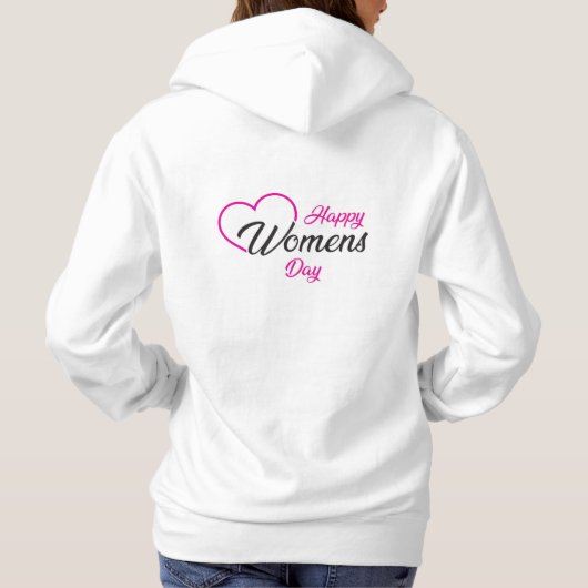 Froher Tag der Frauen 2026 Hoodies Feier (Rückseite)