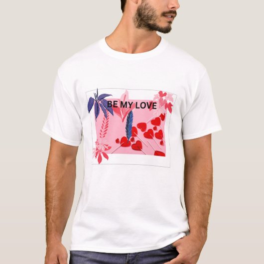 FROHER VALENTINSTAG T-Shirt (Vorderseite)