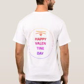 FROHER VALENTINSTAG T-Shirt (Rückseite)