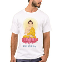 Froher Vesak-Tag-Sitzender Buddha-Buddhismus-Ikone