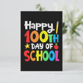 Frohes 100. Schullehrer Rainbow (Stehend Vorderseite)