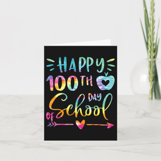 Frohes 100. Schullehrertag 100 Karte (Vorderseite)