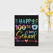 Frohes 100. Schullehrertag 100 Karte (Gelbe Blume)