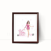 Frohes 16 . Geburtstag, 16. Geburtstag Poster