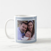 Frohes 1. Muttertag Dusty Blue 2 Foto   Kaffeetasse (Links)