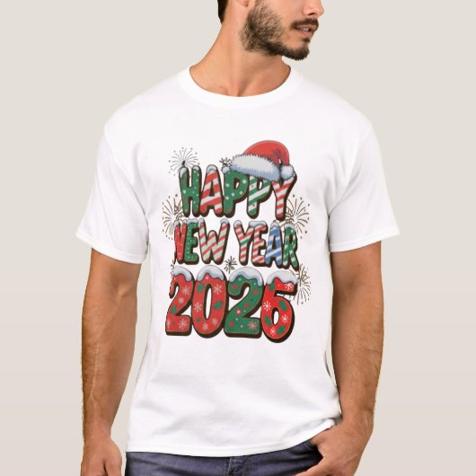 Frohes 2026 T-Shirt (Vorderseite)