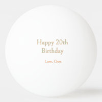 frohes 20. Geburtstag grün orange pastell Name Dat